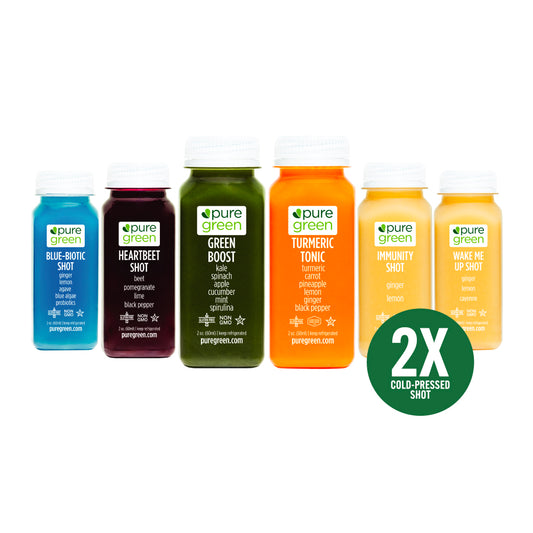 Shot Variety, Cold Pressed Juice Shots
