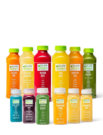 cold pressed juice and shots expert selection pure green