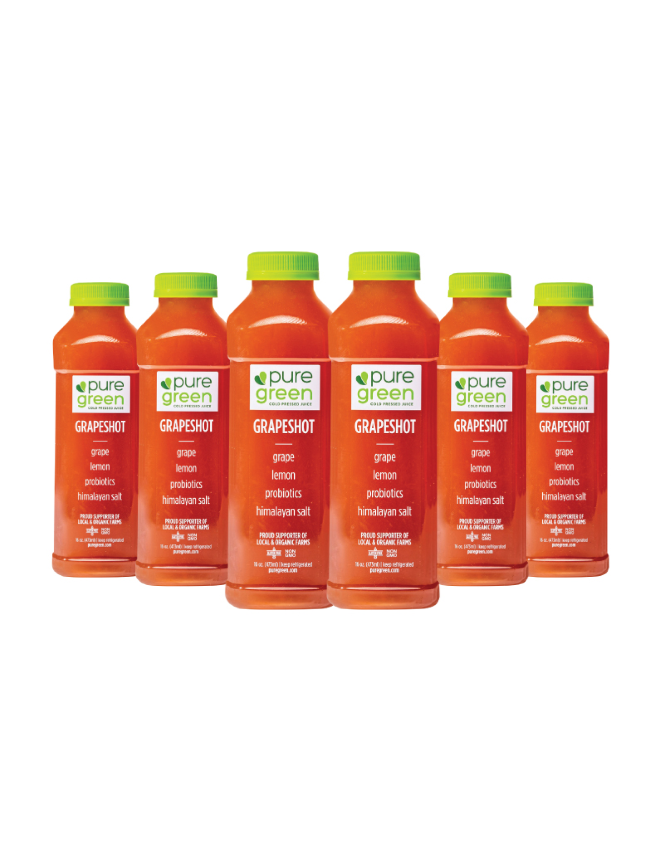 Grapeshot Cold Pressed Shots &VerticalLine; Pure Green