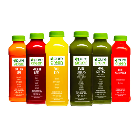 Pure Basic, Cold Pressed Juice 6pk