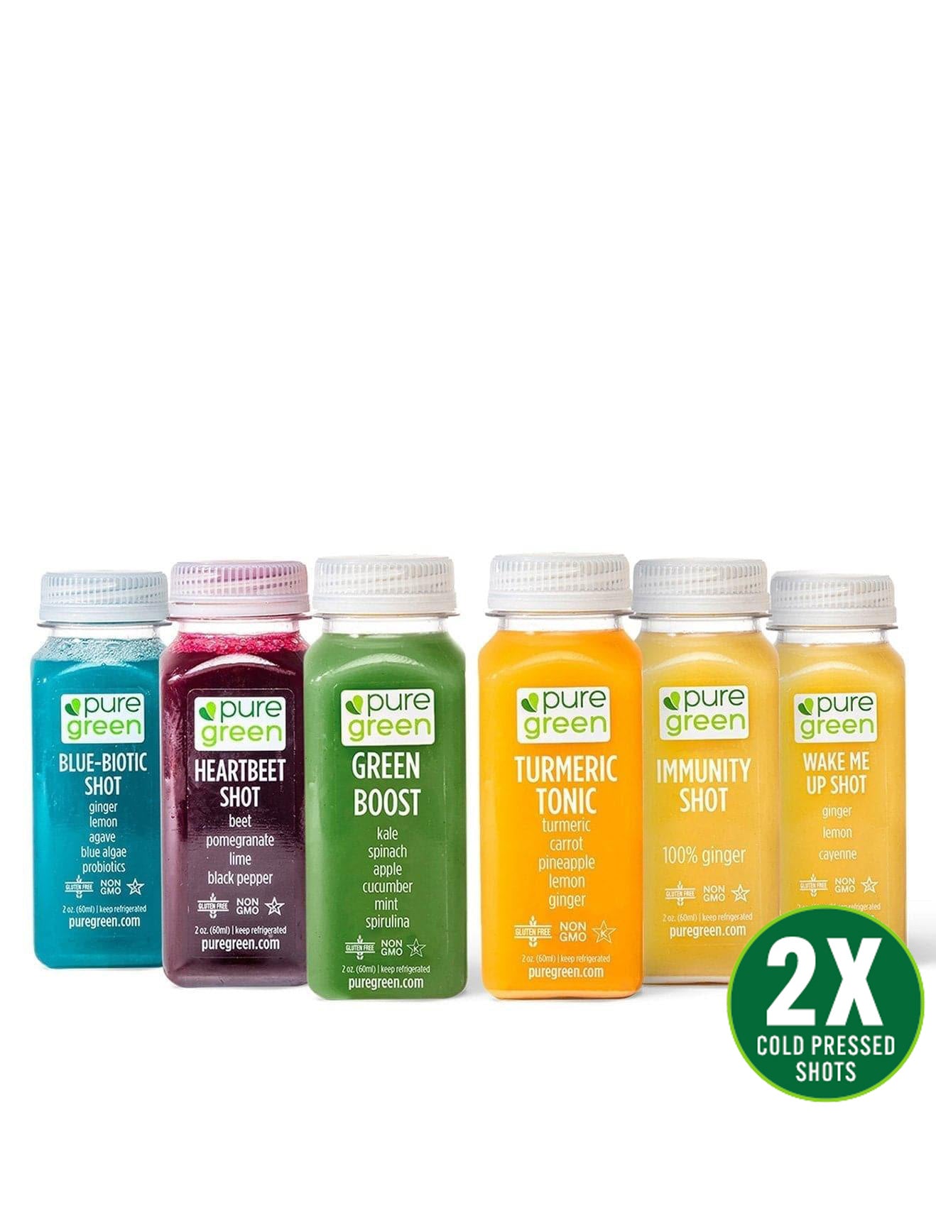 Shot Variety, Cold Pressed Juice Shots